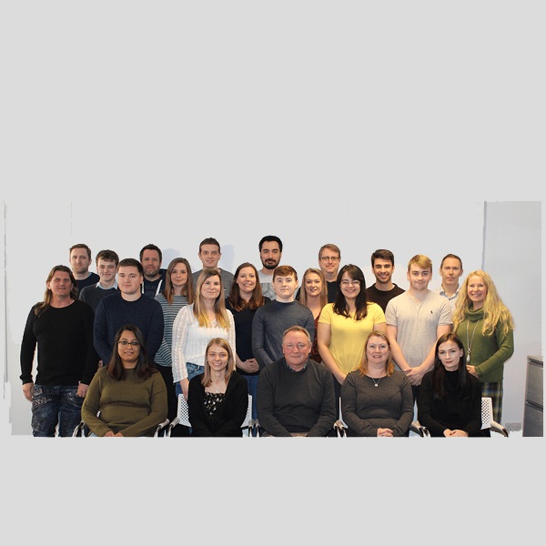 Intelligent Retail team gathered for a group photograph
