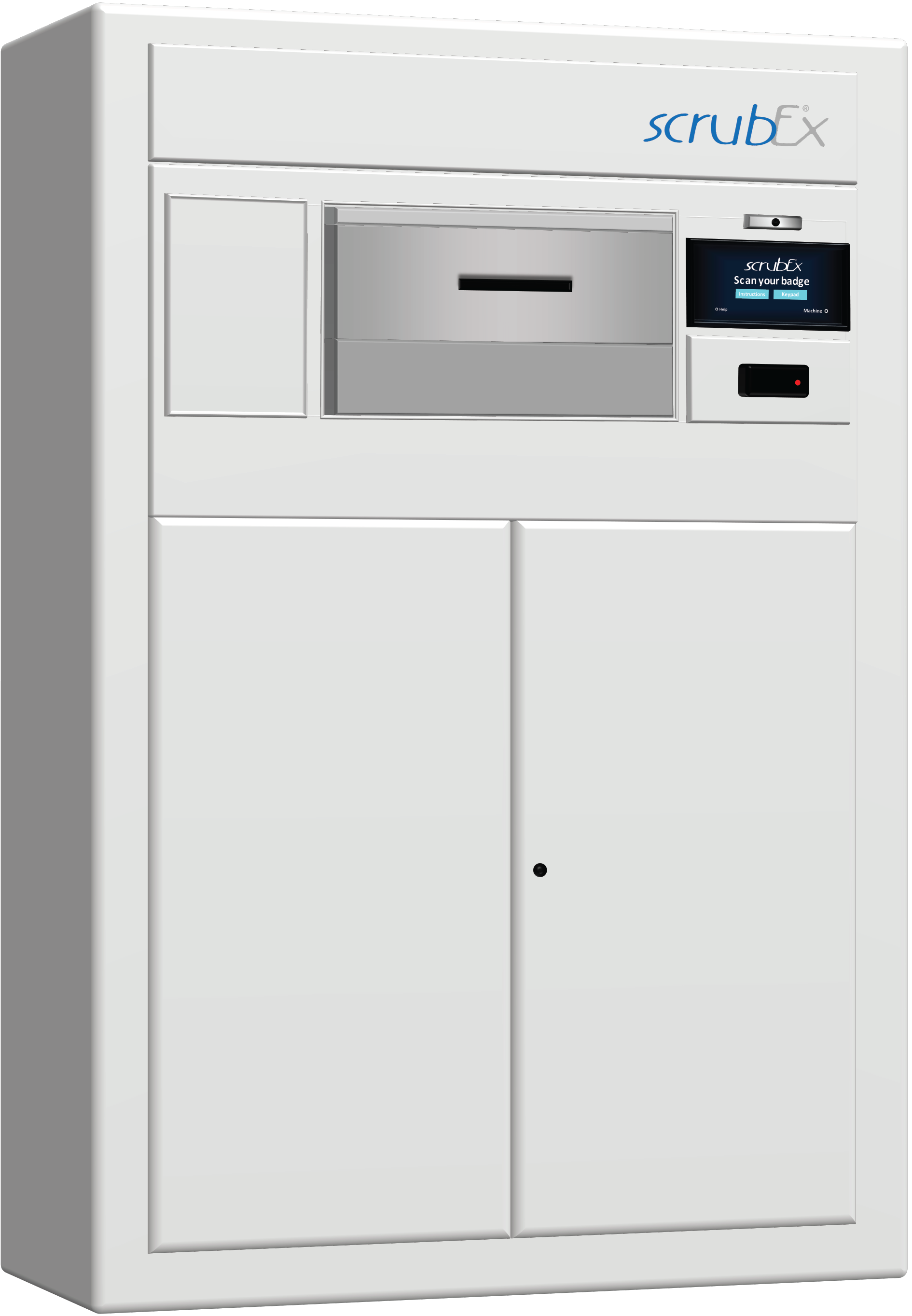 Official rendering of a scrubEx 2.0 LVR scrub return cabinet