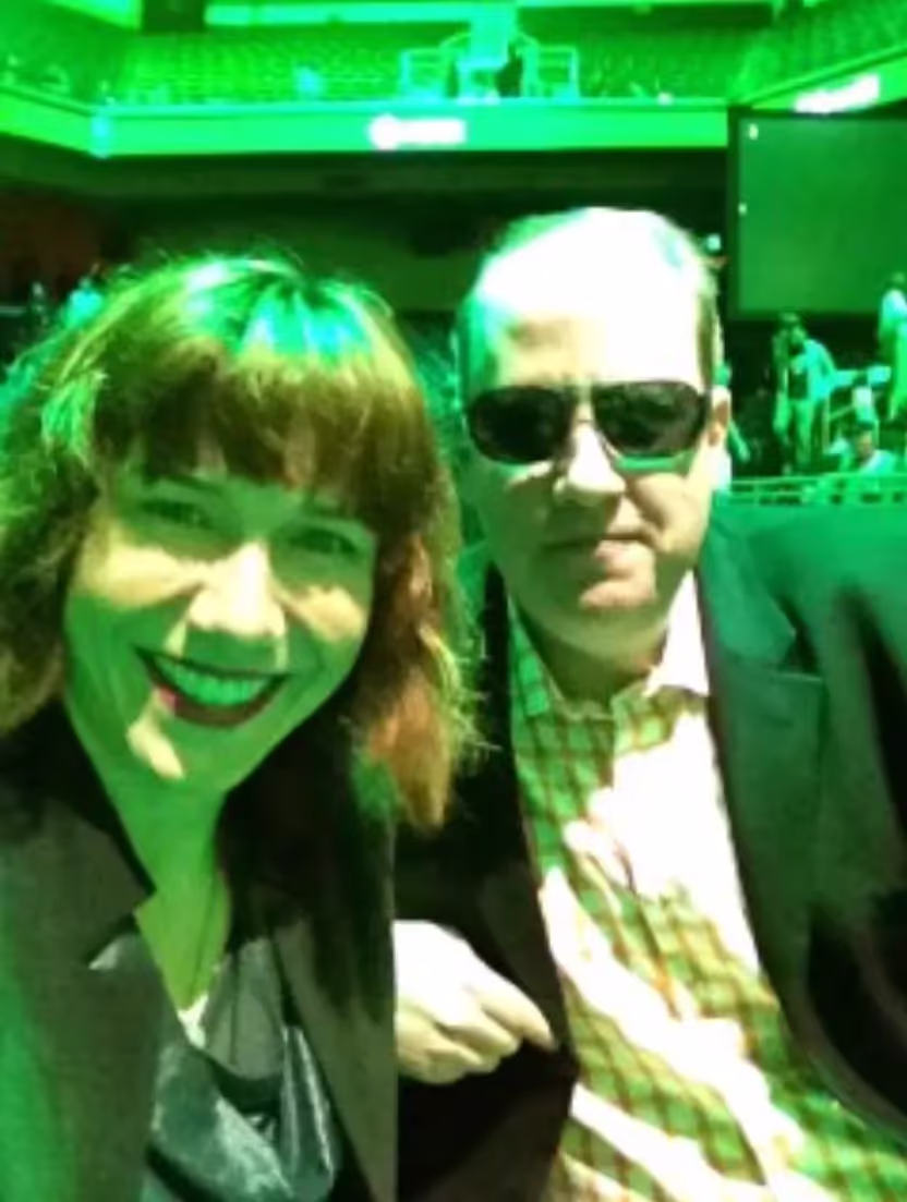 Chelsea Blasko and Dave Lang at E3 in 2014