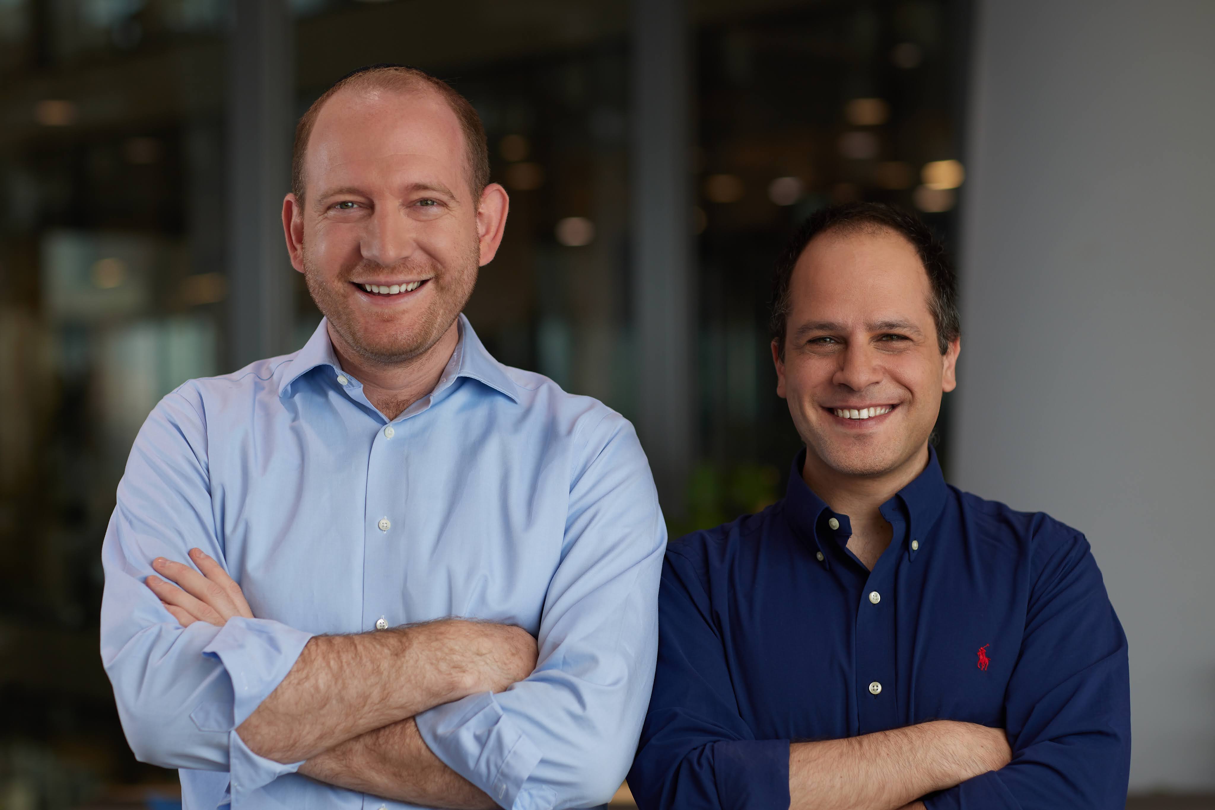 Trullion co-founders Isaac Heller, left, and Amir Boldo, right, standing together