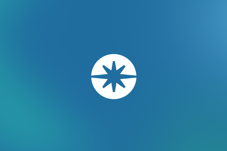 Istari Digital logo - a white eight-point compass star inside a circle on a teal-navy gradient