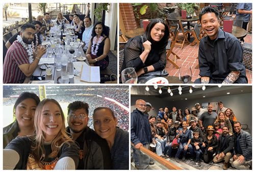 Company-published collage of itD colleagues and team events