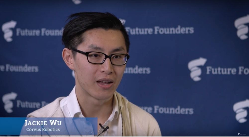 Jackie Wu, founder and CEO of Corvus Robotics