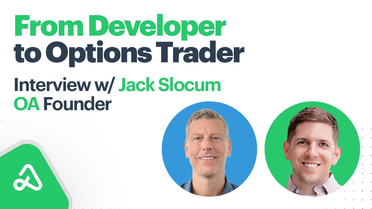 Jack Slocum and Kirk Du Plessis in an Option Alpha interview graphic