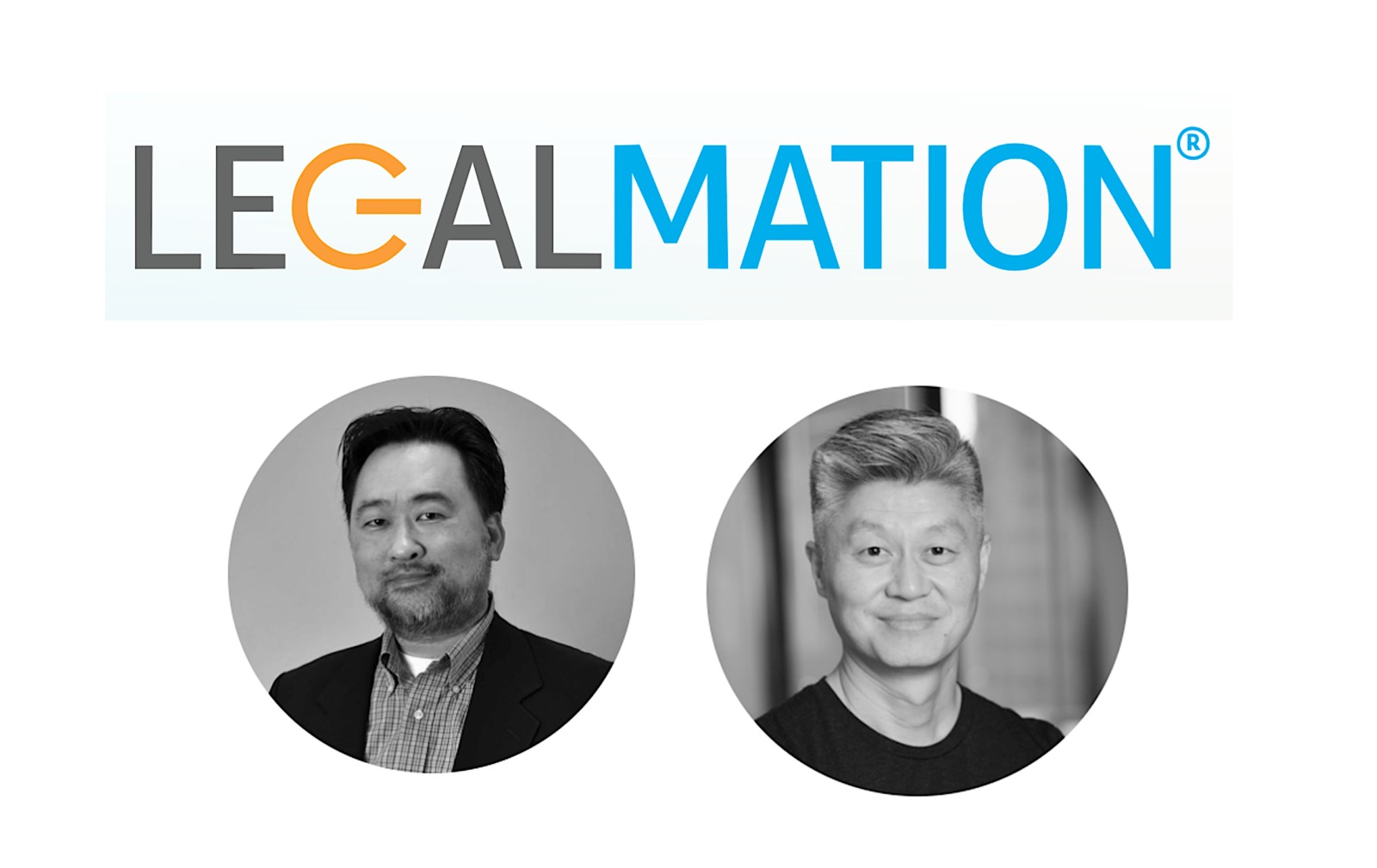 LegalMation co-founders James Lee and Thomas Suh in a 2024 press image