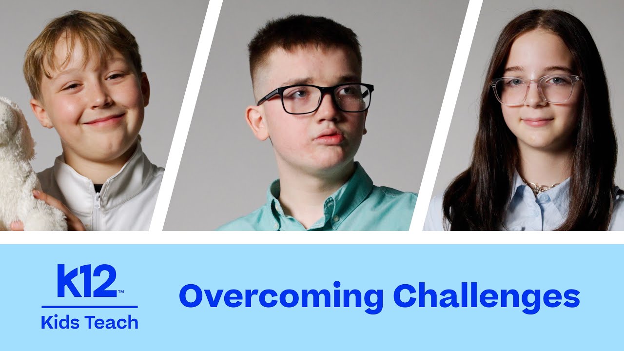 Three student participants featured in K12’s Kids Teach: Overcoming Challenges