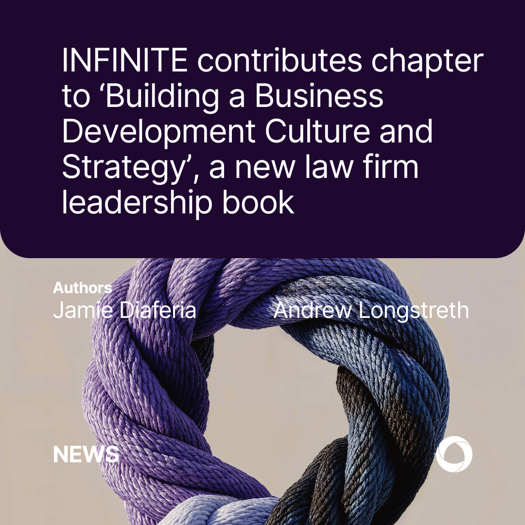 Promotional artwork for Building a Business Development Culture and Strategy, featuring Jamie Diaferia and Andrew Longstreth’s chapter