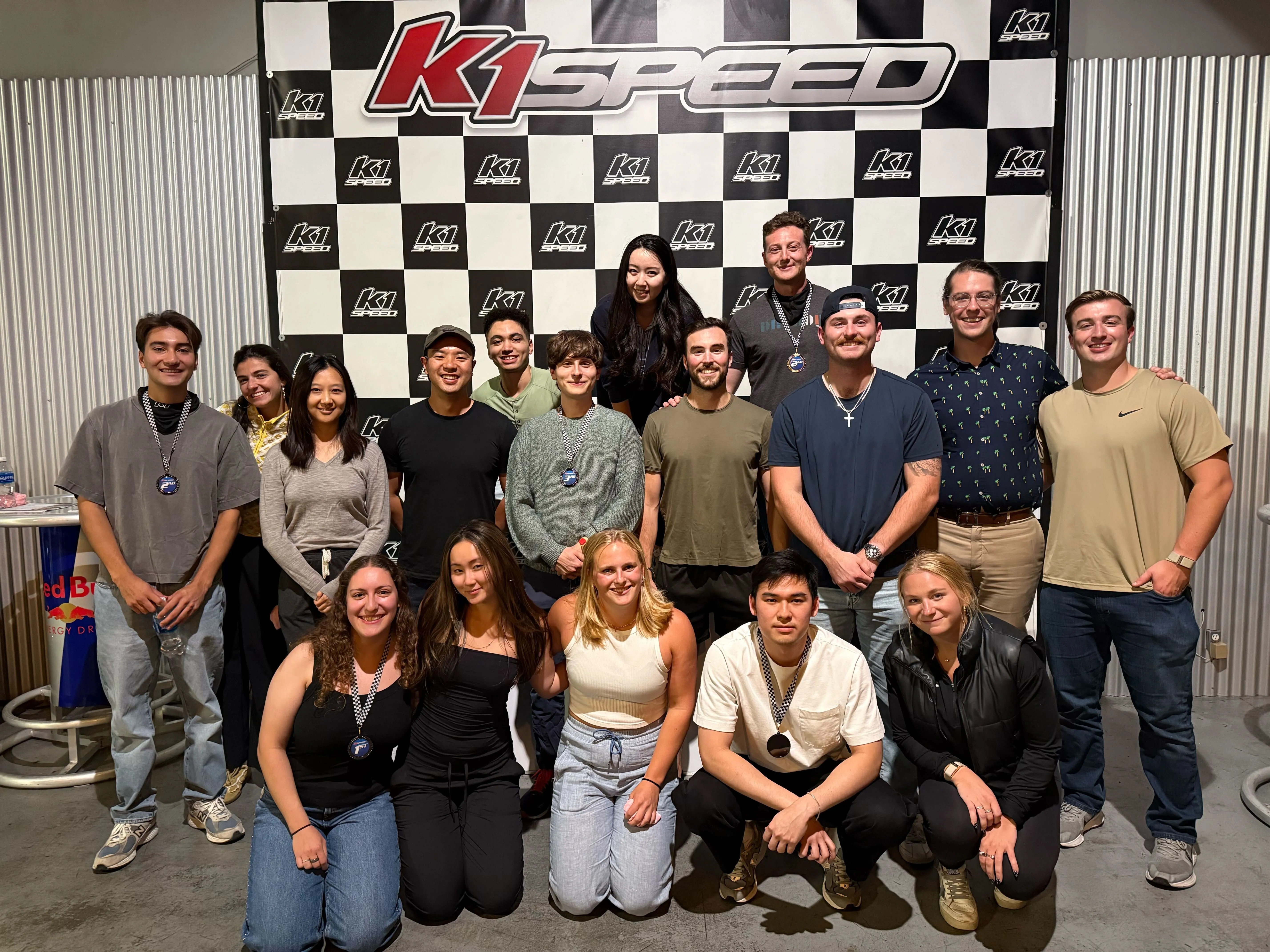 Daylit team members at a K1 Speed outing
