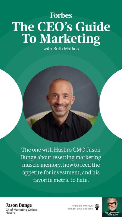 Podcast artwork featuring Jason Bunge for The CEO's Guide to Marketing
