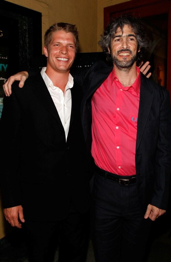 Alexander Cendese, left, and Jason Freeland at the Garden Party premiere