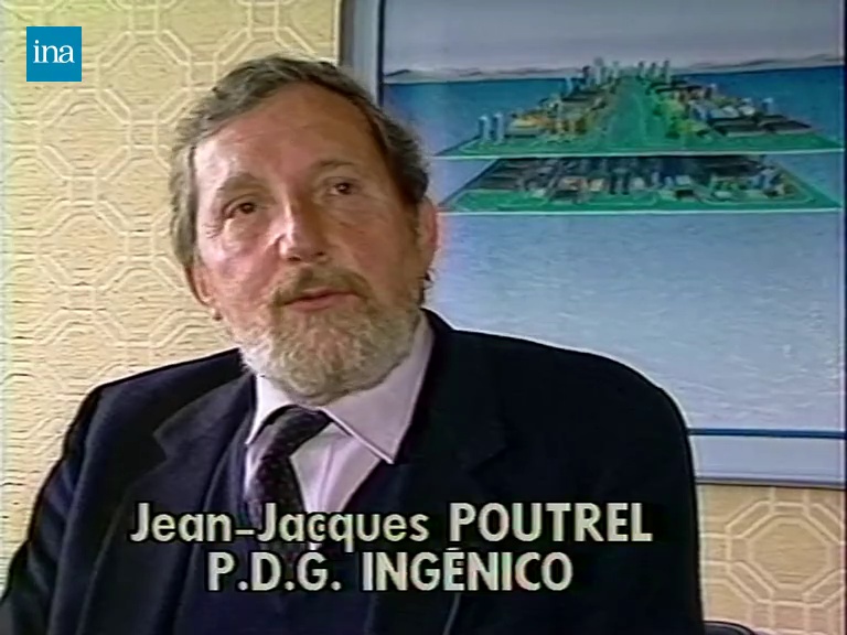 Jean-Jacques Poutrel speaking in his office during a 1988 television interview