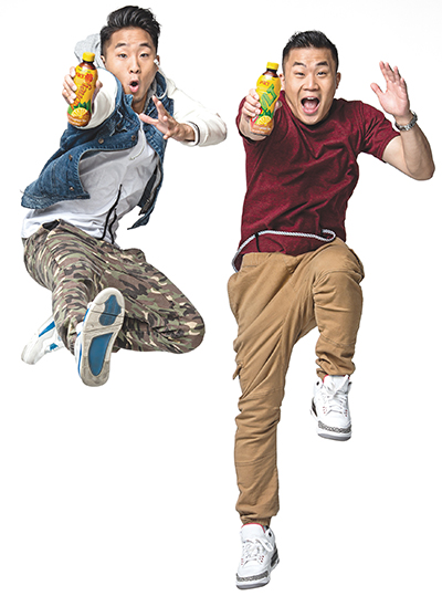 Fung Bros promotional image from APartnership’s Vita Lemon Tea campaign