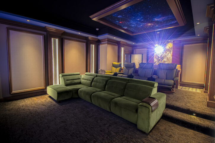 The Vault home theater at Boca Tech and Automation’s showroom