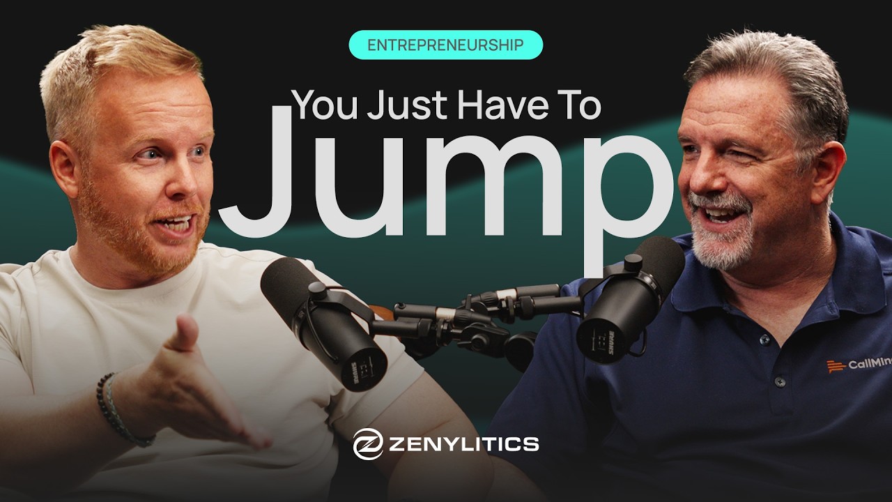 Podcast artwork showing Kyle Carter on the left and Jeff Gallino on the right, speaking into microphones