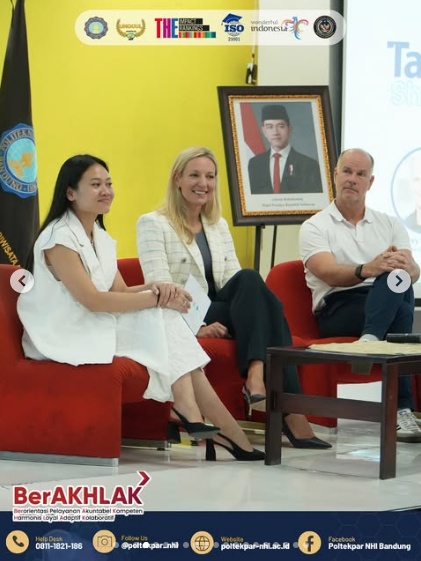 Jeffrey Leventhal seated at the right of the Bandung workplace-culture discussion panel