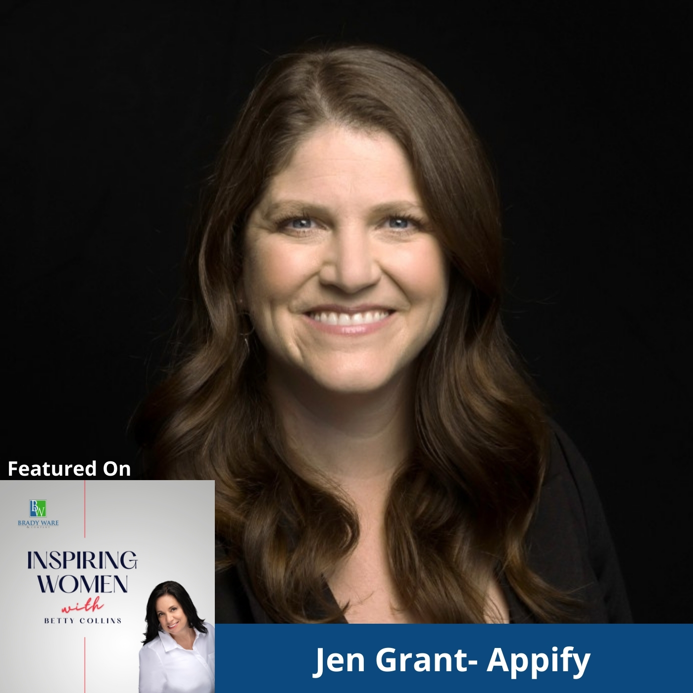 Jen Grant featured on the Inspiring Women podcast