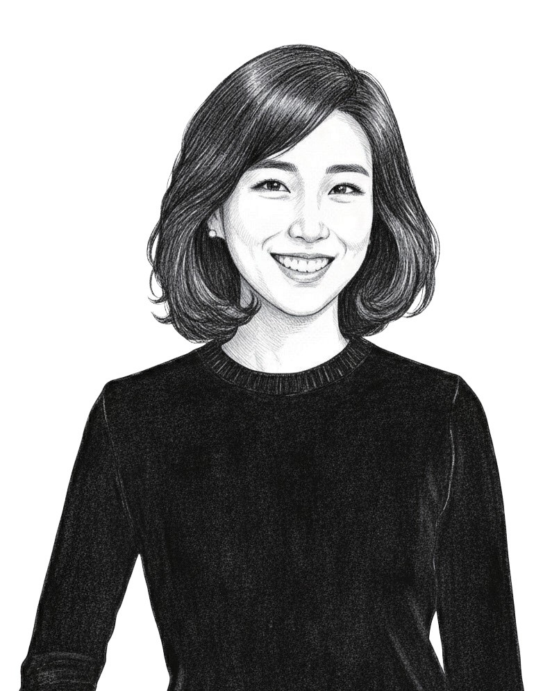 Illustrated portrait of Jen Rhi, founder and CEO of NXN Labs