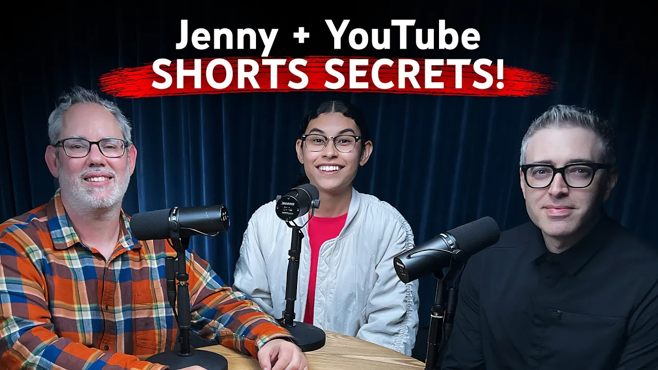 Jenny Hoyos in a YouTube Shorts discussion with creators and product staff