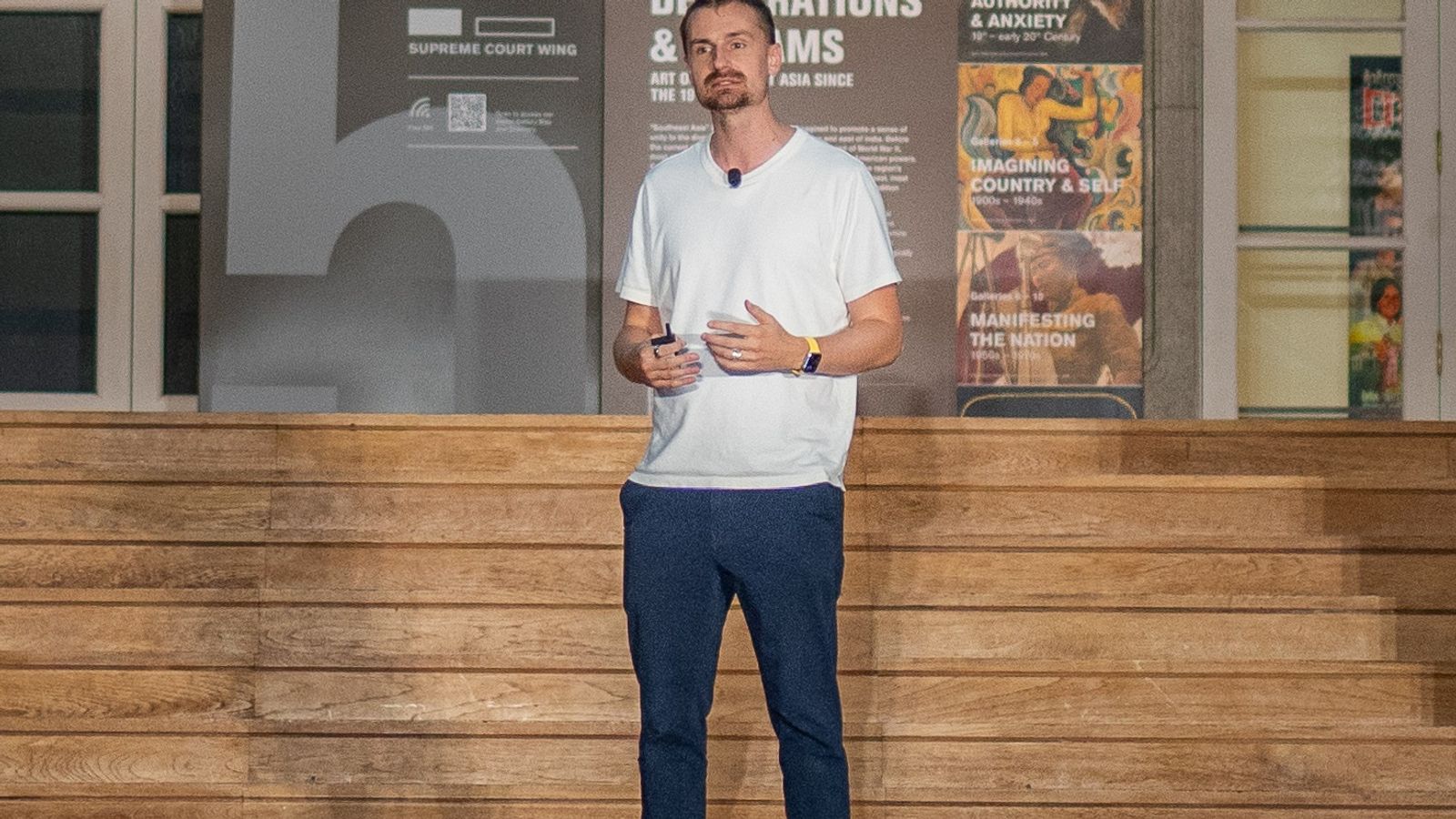 Jesse Pollak presenting to the Base builder community in Southeast Asia