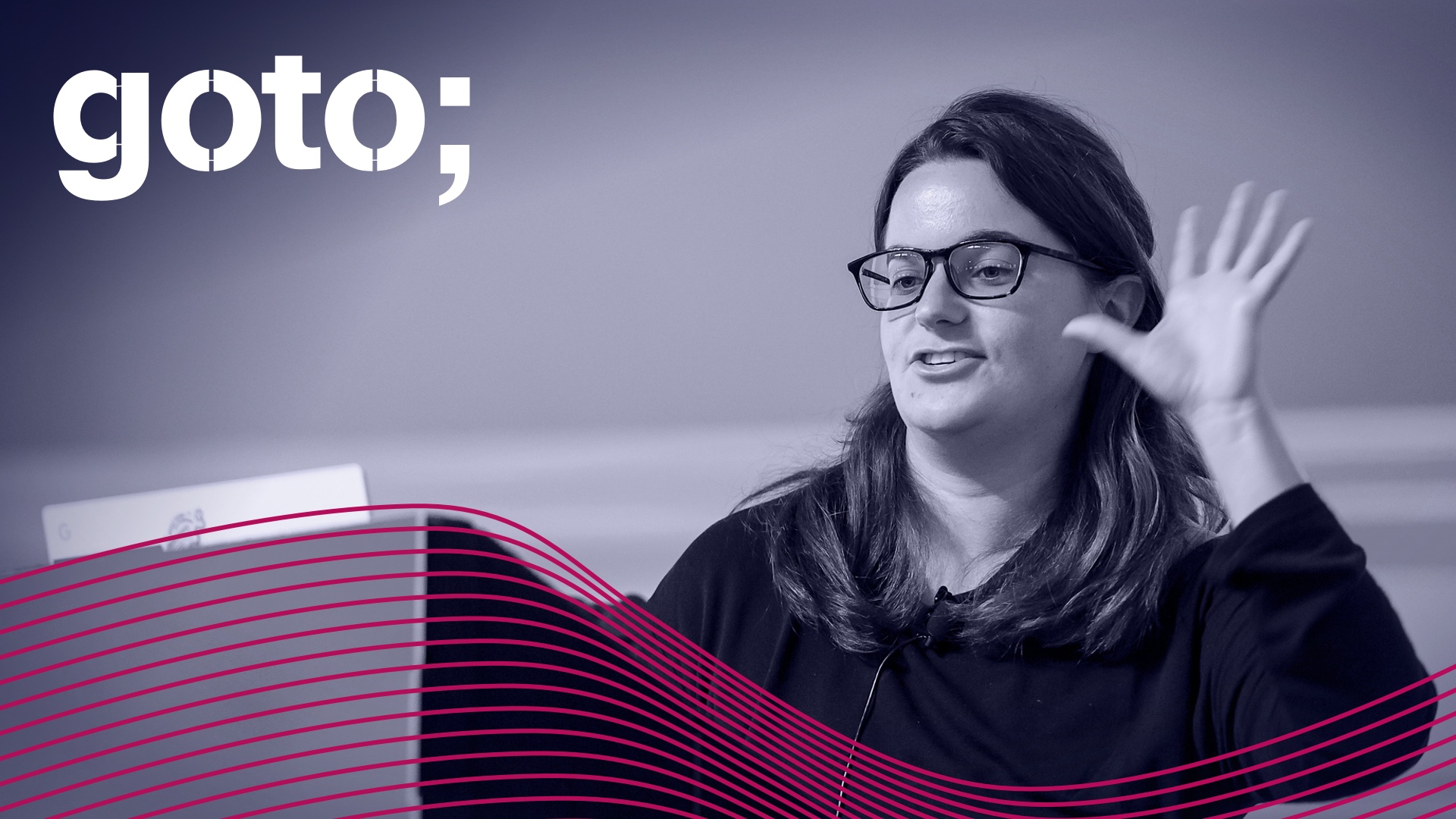 Jessie Frazelle in the GOTO Chicago artwork for her talk Why Open Source Firmware is Important