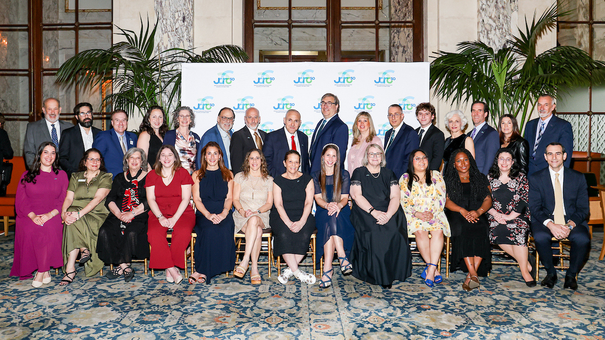 JCRC-NY staff gathered at the organization’s 50th-anniversary gala in 2026