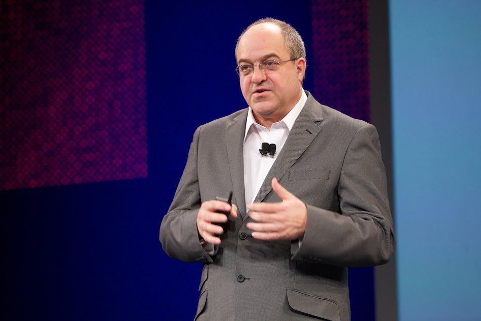 Jim Bidzos speaking onstage at RSA Conference in 2010