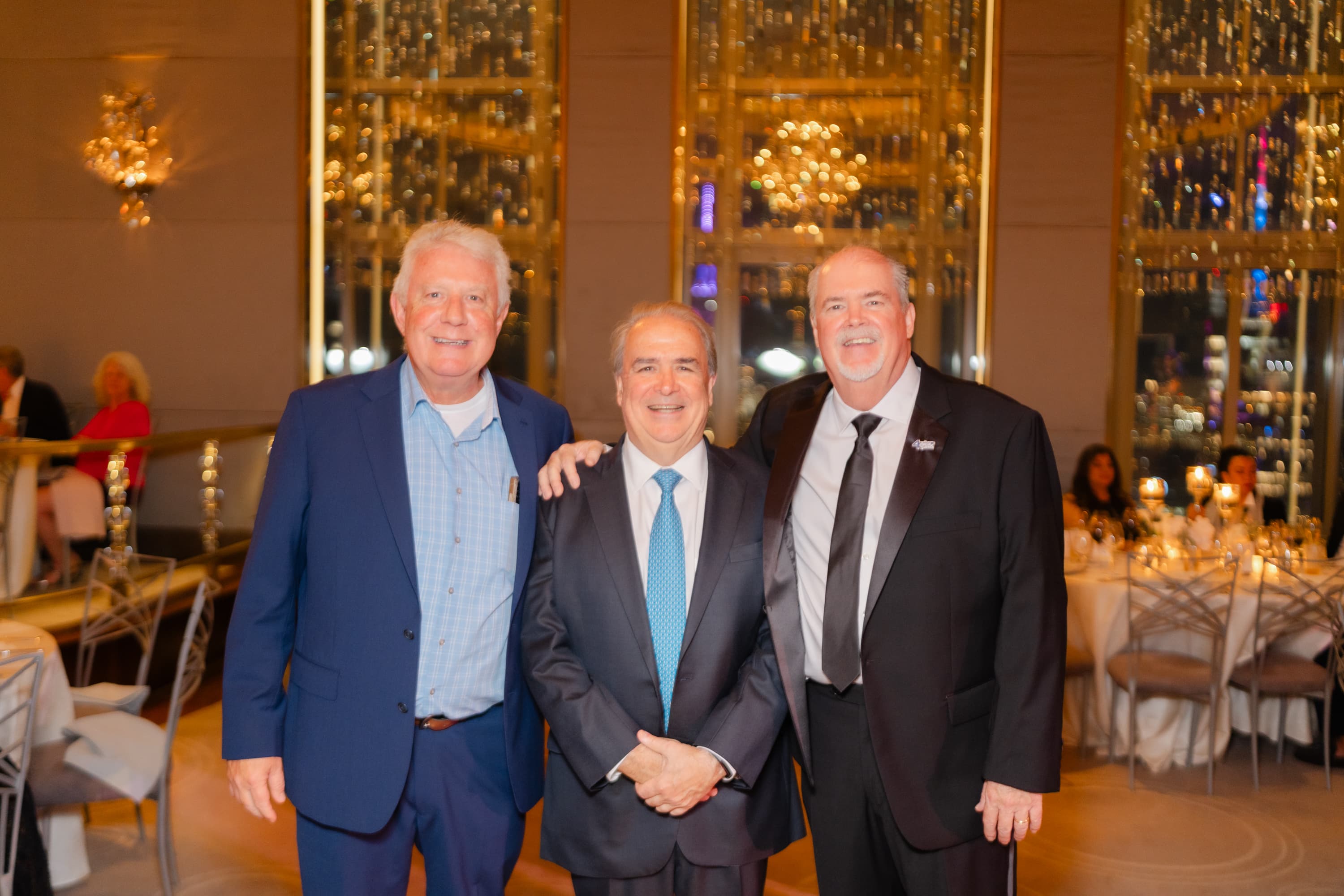 Tom Weber, Jim Dooling and Art Dooling together at Align’s fortieth anniversary