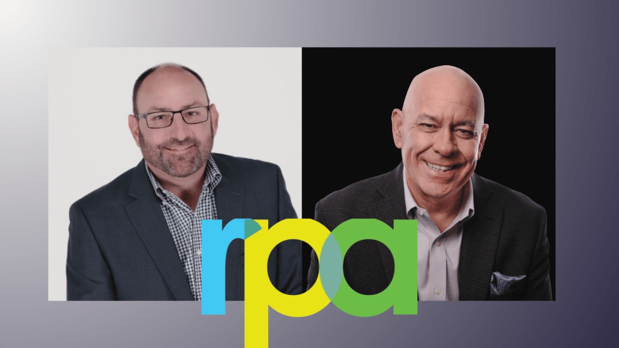 Pete Imwalle and Jim Helberg in an RPA leadership announcement