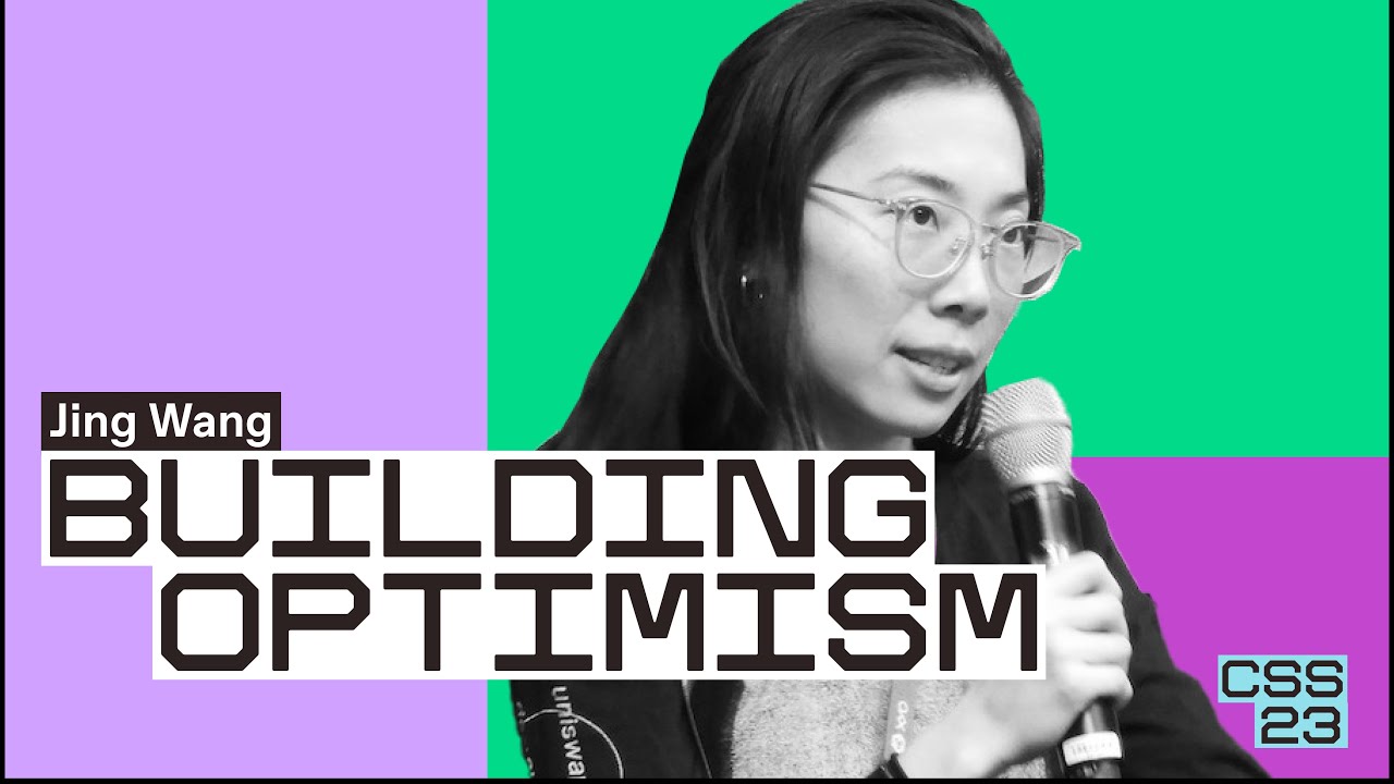 Jing Wang, co-founder and CEO of OP Labs, speaking on stage