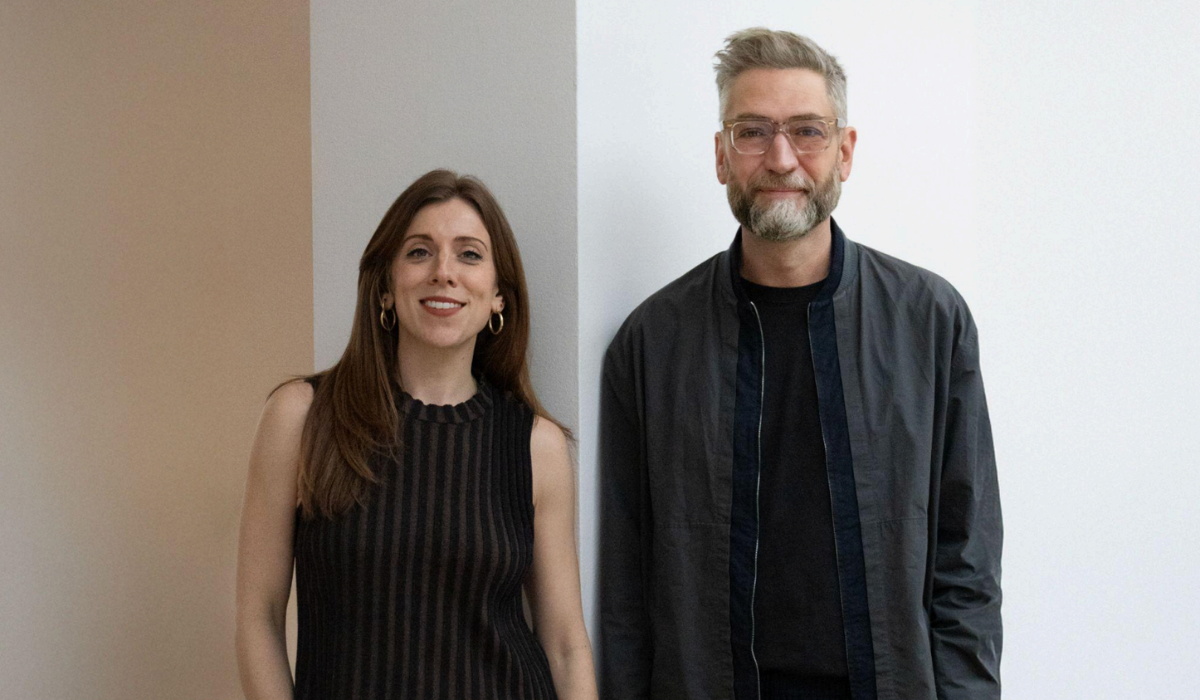 Sophie Nicholson and Joe Mackay-Sinclair pictured together at the announcement of The Romans’ Berlin office