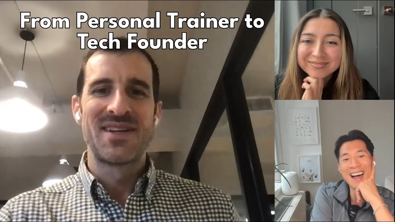 John Gardner speaking with two interviewers in a remote NYC Founders Club conversation