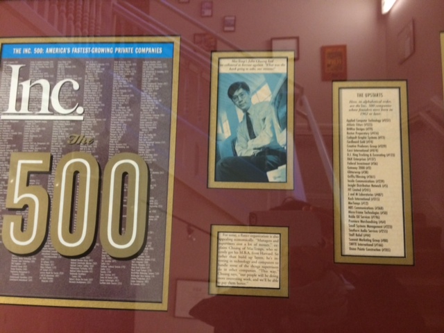 Framed Inc. 500 recognition and early MacTemps press clippings