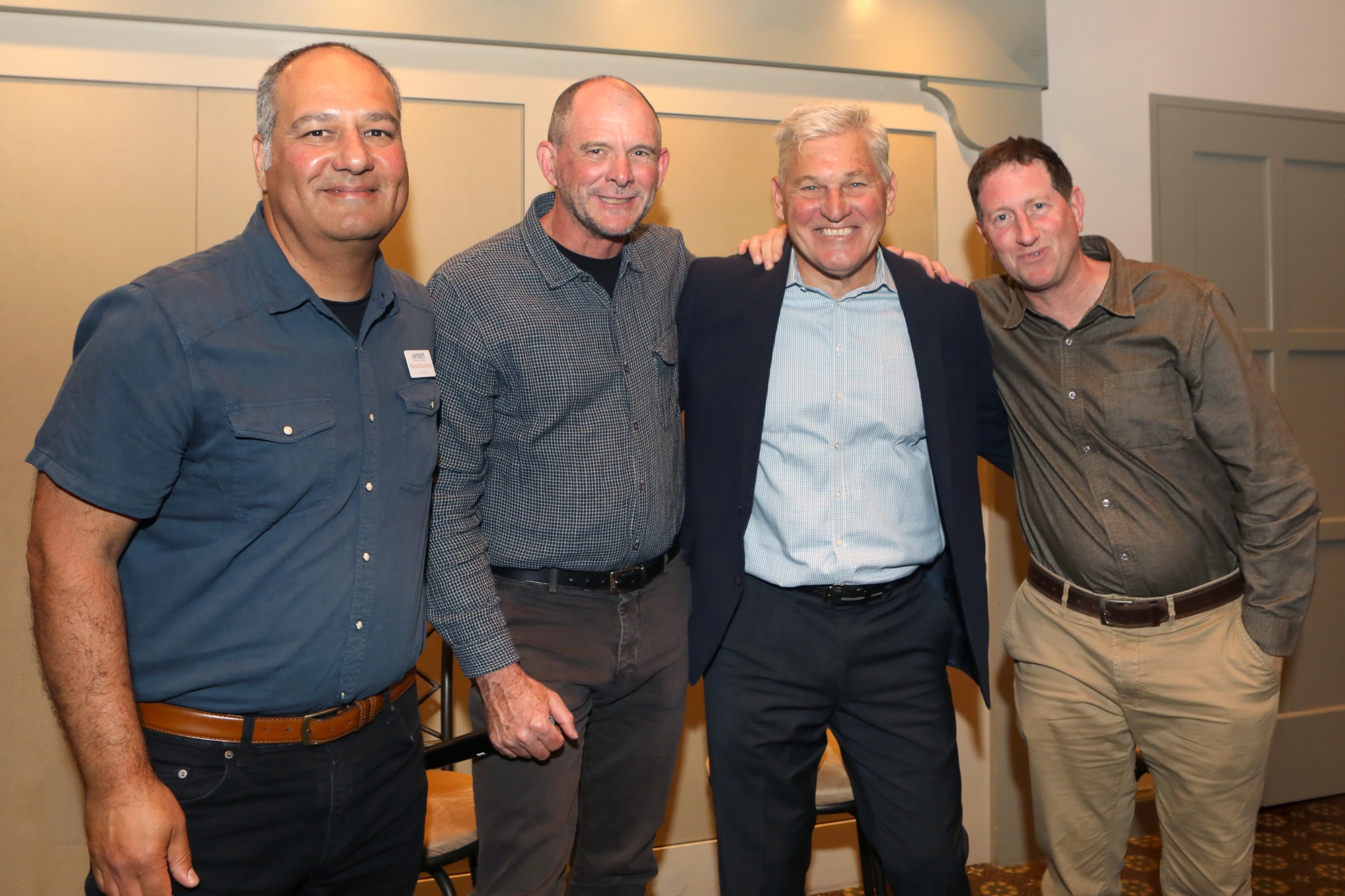 Marcus Chevitarese, John MacFarlane, Bill Parrish, and Dan Engel together at the March 2026 Ventech event