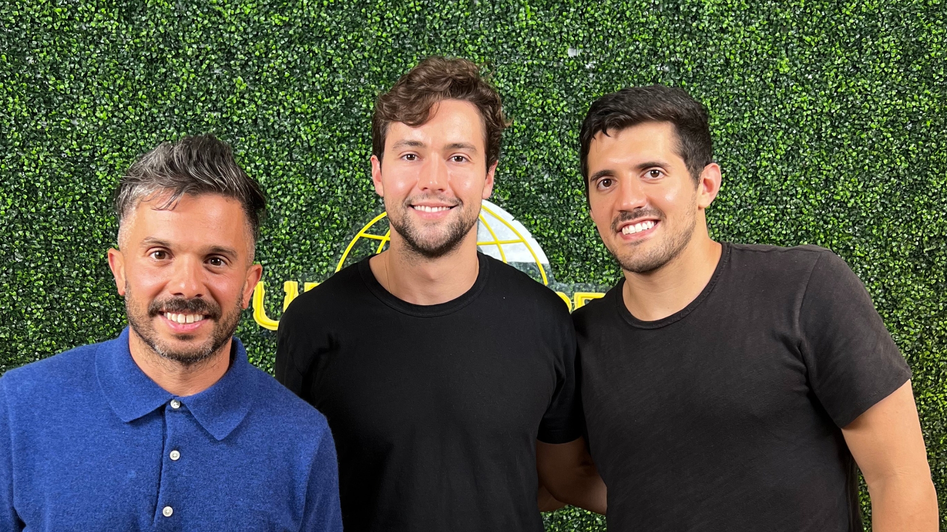 John Sampogna with Turning Pro podcast hosts Adrian Alfieri and Ben Sharf