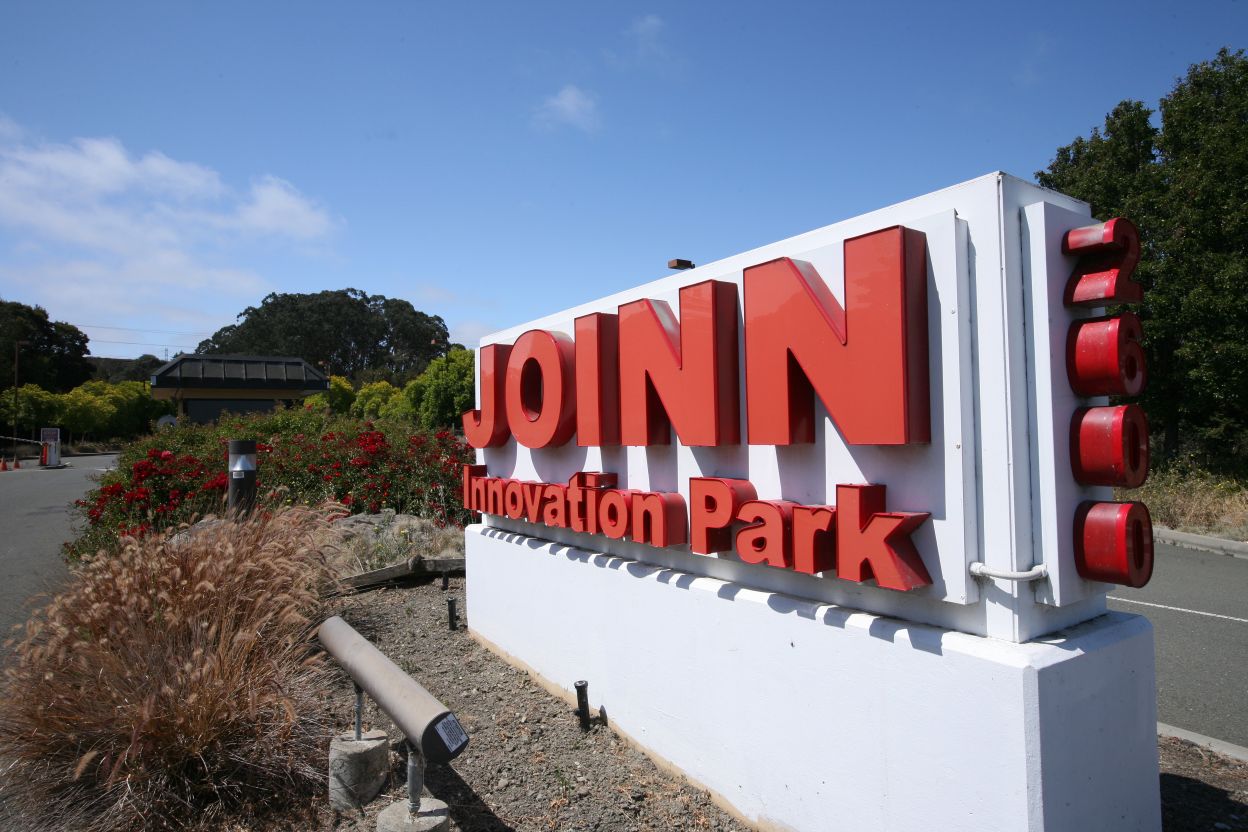 Exterior of the JOINN Innovation Park in Richmond, California