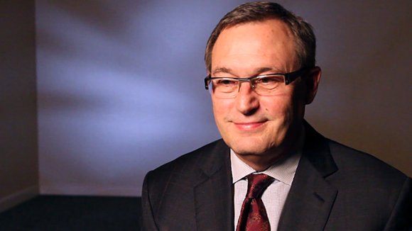 Jonathan Michael speaking during his Carrier Management insurance interview