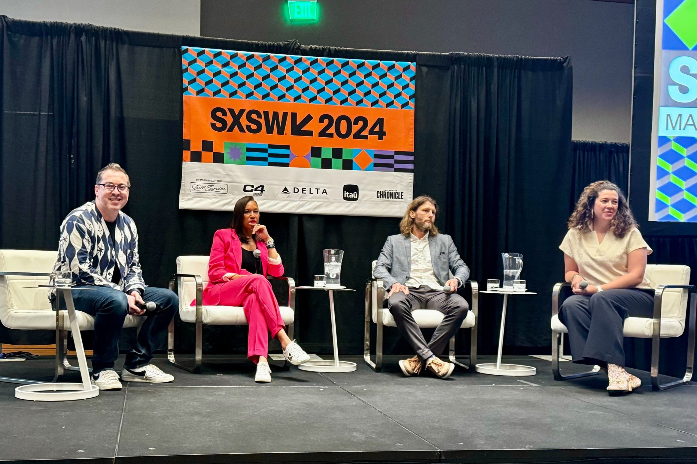 Jonathan Yaffe speaking at SXSW in 2024