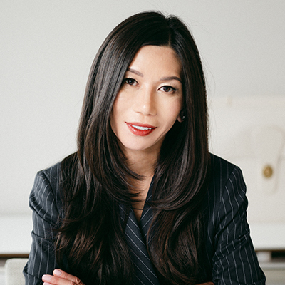 Portrait of Joon Silverstein, Chief Marketing Officer of Coach