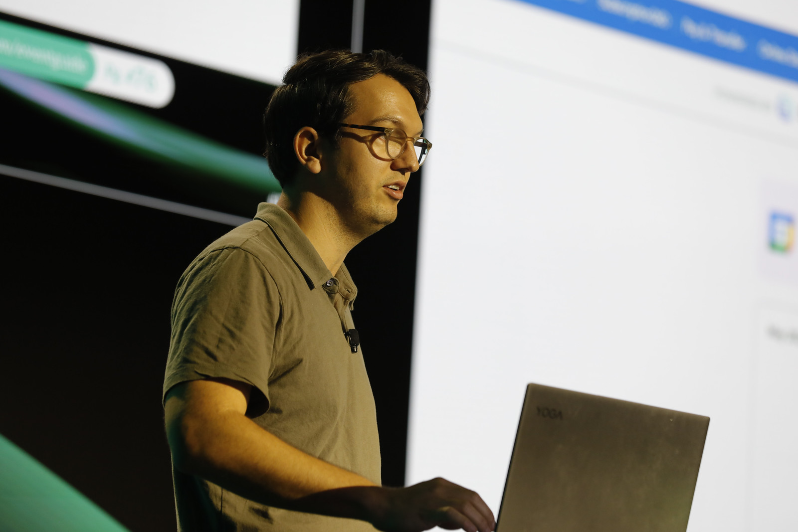 Jordan Mackler, CEO & Co-Founder of ScribeUp, presenting at FinovateSpring 2024