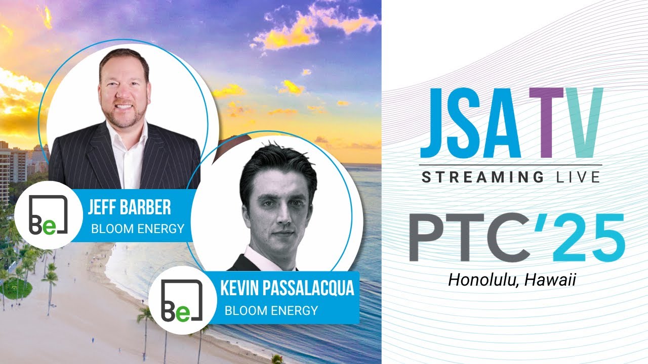 A JSA TV interview graphic for an industry conference in Honolulu
