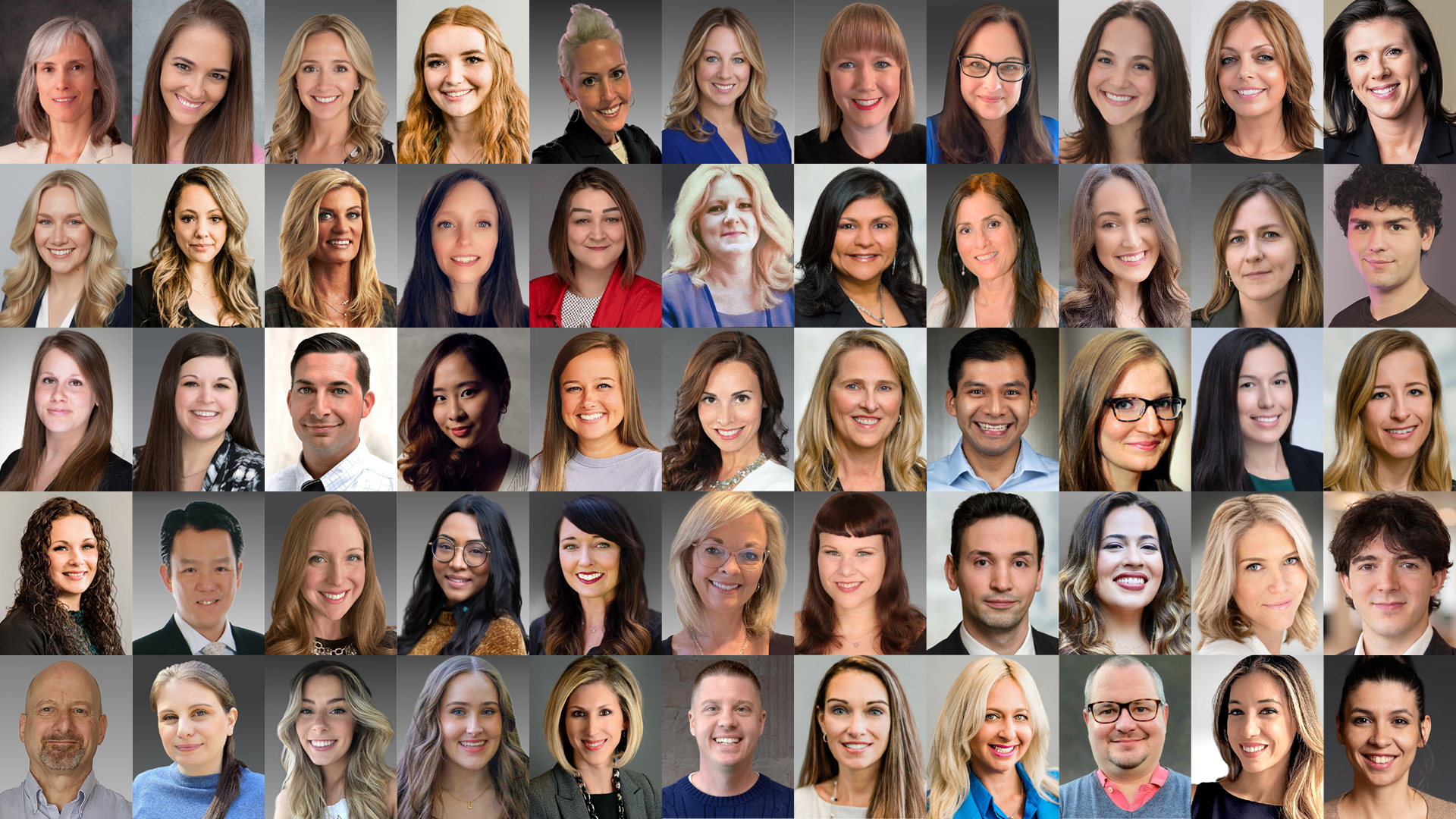 A collage of headshots from JSA's global team