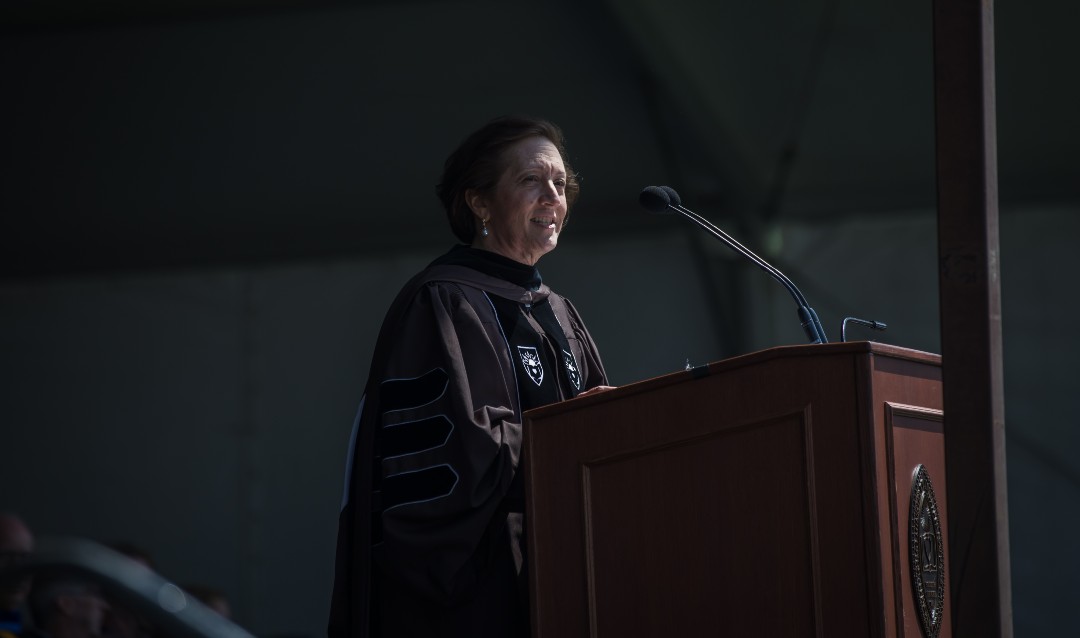 Judy Marks gives the 2022 commencement address at Lehigh University