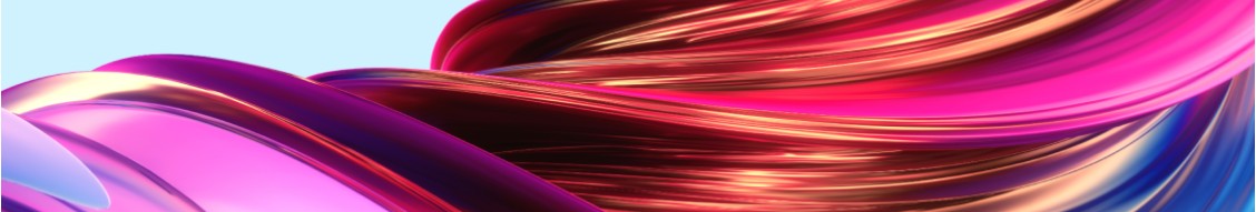 Abstract ribbons of vivid pink, red and purple from JUICE Pharma Worldwide's company page