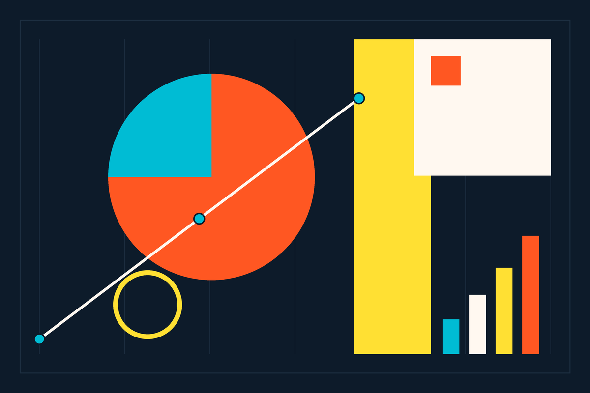 Swiss-style graphic representing Jumia's marketplace, logistics and payment machine