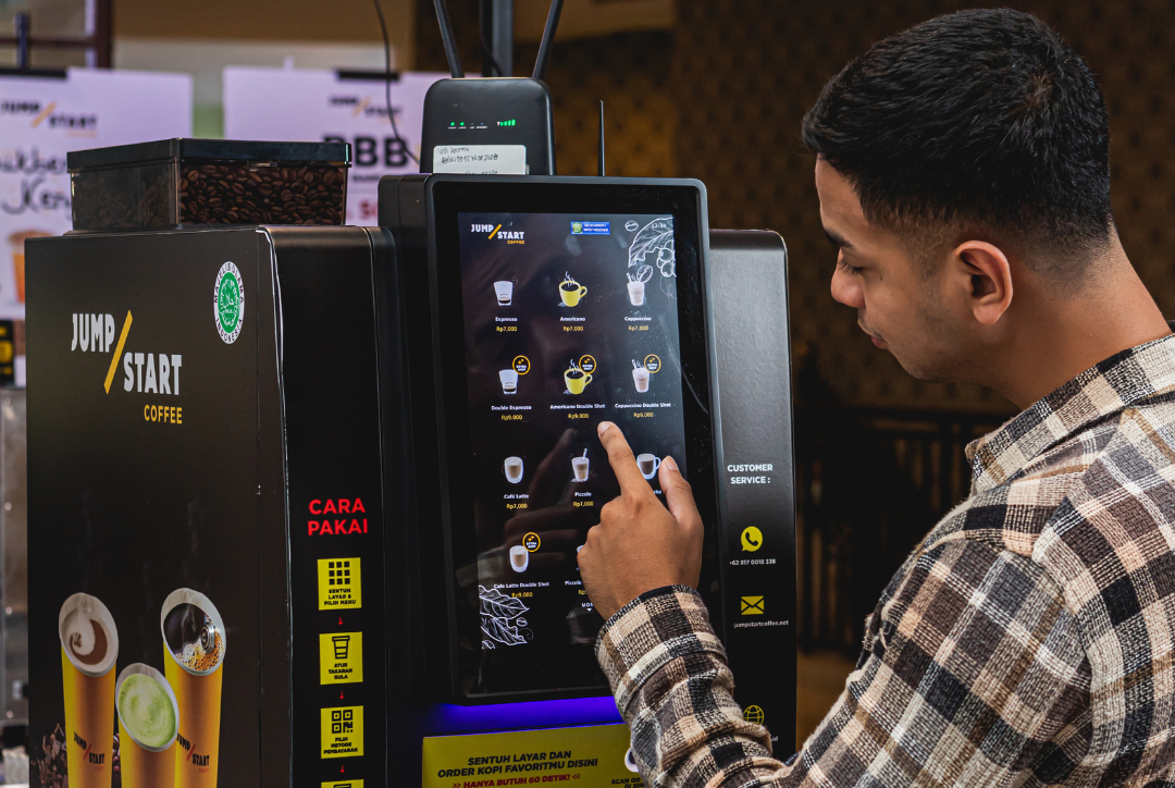 JumpStart Indonesia smart coffee machine