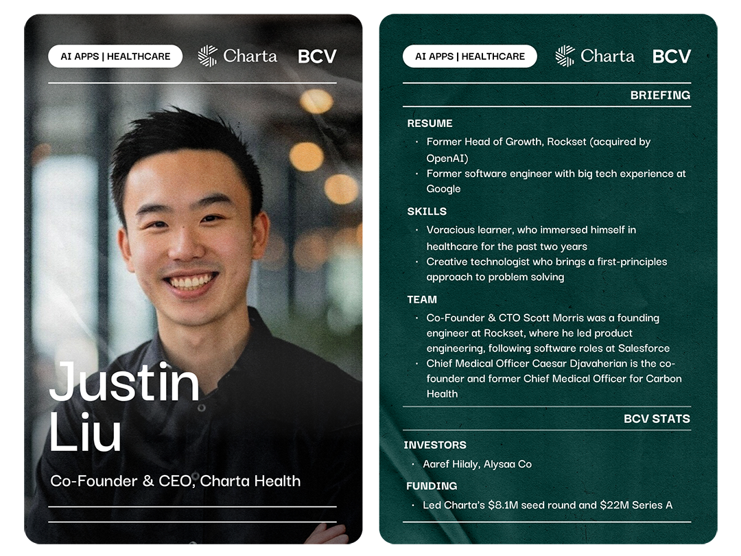 Justin Liu, Co-Founder and CEO of Charta Health