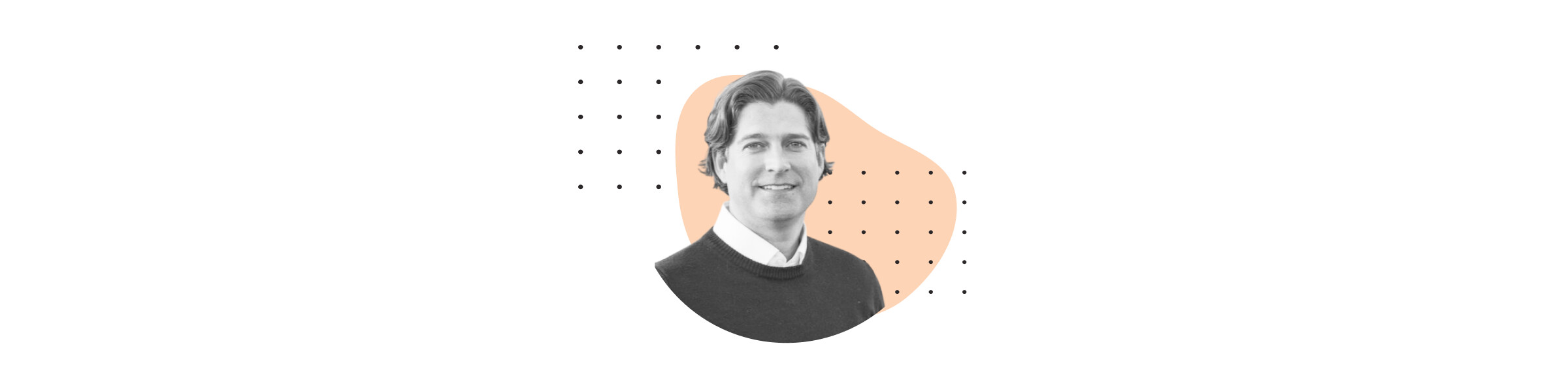 Justin Scott pictured in the FastSpring Growth Stage interview artwork
