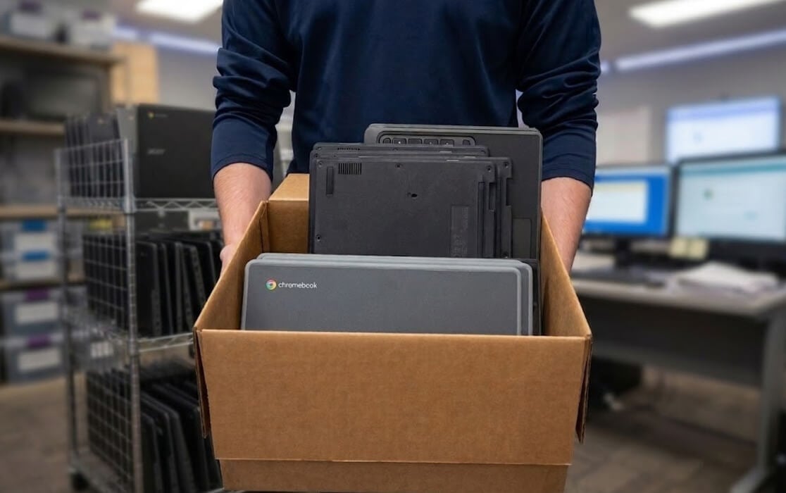 Device parts ready for delivery