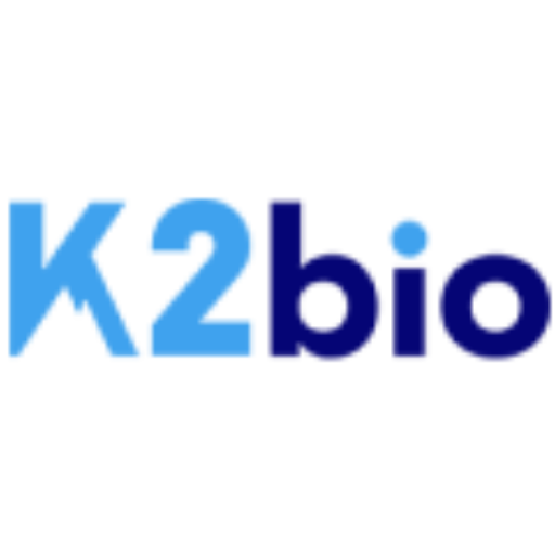 K2bio logo - a mountain formed inside the letter K