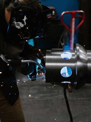 Welding work pictured on Kadant’s corporate website